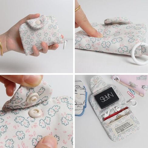 JUMISEE Cute Bunny Wallet Coin Purse Fashion Korean Canvas Card Holder Small Storage Bag in Saudi Arabia