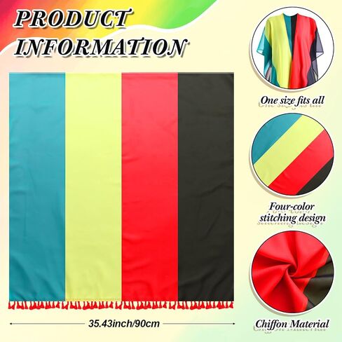 Hicarer 5 Pcs Juneteenth Jamaican Cover Ups for Women Black History Reggae Jewelry Set African Accessories Beach Sexy Outfits in Saudi Arabia