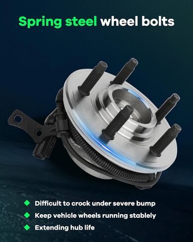 SCITOO Wheel Bearing and Hub Replaces 515078 Front fit for Ford Explorer Sport Trac 2007-2010, for Mercury Mountaineer 2006-2010 Hub Bearing Assembly 5 Lugs W/ABS [1pc] in Kuwait