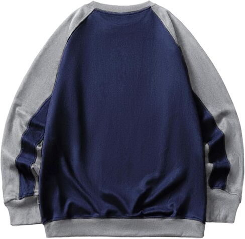 Aelfric Eden Oversized Sweatshirt Vintage Crewneck Sweatshirts Casual Long Sleeve Suede Pullover in Saudi Arabia
