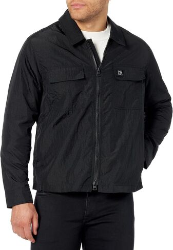 HUGO Men's Lightweight Zipper Closure Overshirt in Saudi Arabia