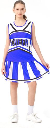 Cheerleading Outfit for Women, Cheerleader Costume for Birthday Gift Halloween Party in Saudi Arabia