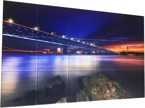 لوحة فنية ممتصة للصوت على شاطئ البحر لغروب الشمس، عبوة من 15 قطعة، الواح اسفنجية عازلة للصوت للاستوديو، بلاط حائط عازل للصوت 12 انش × 12 انش in Kuwait