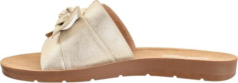 Corkys Footwear Women's Rock The Bowt Sandal - Comfortable And Cushioned Insoles, Wide Strap with Bow, Open Toe Design, Easy And Convenient Slip-On Design in Saudi Arabia