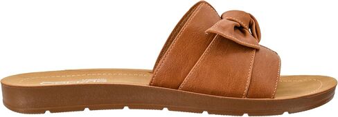 Corkys Footwear Women's Rock The Bowt Sandal - Comfortable And Cushioned Insoles, Wide Strap with Bow, Open Toe Design, Easy And Convenient Slip-On Design in Saudi Arabia