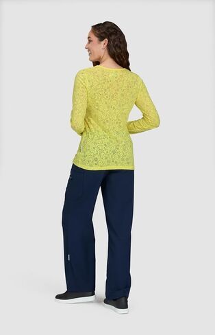 KOI Smiley World x Kind Women's Long-Sleeve Burnout Tee in Saudi Arabia