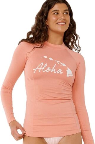 RIP Curl Women's Island استرخاء راشغارد طويل الأكمام in Kuwait