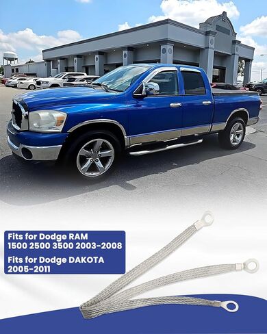 Ground Strap Fit for Dodge Ram 1500 2500 3500 2003 2004 2005 2006 2007 2008, Dakota 2005 2006 2007 2008 2009 2010 2011, Replace 56043078AD in Saudi Arabia