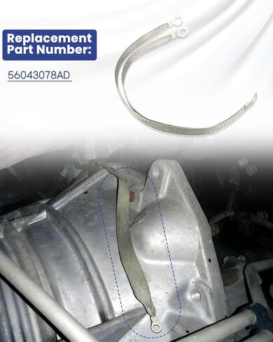 Ground Strap Fit for Dodge Ram 1500 2500 3500 2003 2004 2005 2006 2007 2008, Dakota 2005 2006 2007 2008 2009 2010 2011, Replace 56043078AD in Saudi Arabia