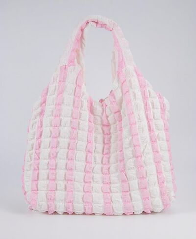 Women's Wave Cloud Canvas Tote Bag - Boho Lightweight Beach Bag for Everyday Casual Style in Saudi Arabia