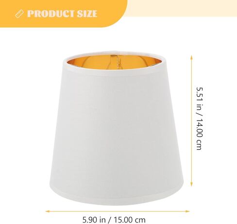 IMIKEYA مصباح طاولة بديل عاكس الضوء بجانب السرير، غطاء مصباح لغرفة المعيشة in Kuwait