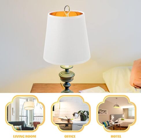 IMIKEYA مصباح طاولة بديل عاكس الضوء بجانب السرير، غطاء مصباح لغرفة المعيشة in Kuwait