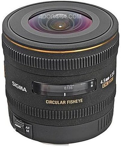 Sigma 4.5mm f/2.8 EX DC HSM Circular Fisheye Lens for Nikon Digital SLR Cameras in Saudi Arabia