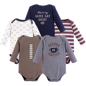 طقم تي شيرت أطفال من القطن بأكمام طويلة من Hudson Baby in Kuwait