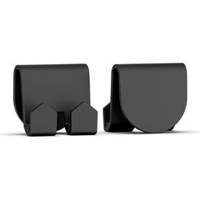 2Pcs Car Glove Box Hooks Automotive Seat Hook Plastic Glove Box Hook Organizer Bag Compatible Holder Storage Hanger Clip ABS Material Black forTesla Model 3/Y