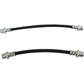 مجموعة خرطوم الفرامل الخلفية TRQ متوافقة مع 08-14 Scion XD 12-17 Toyota Prius C 07-19 Yaris