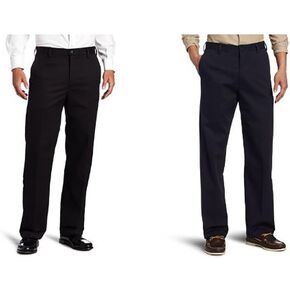 IZOD Men's American Chino Flat Front Straight Fit Pant