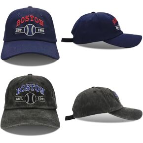 المدينة المطرزة عتيقة الكلاسيكية 2 عبوات مغسولة والألوان Snapback Caps للرجال نساء ، المعجبين قابلة للتعديل قبعة البيسبول.