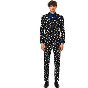OPPOSUITS MEN PARTY FULLING CRANER PROM SUIT - سترة وسروال وربطة عنق