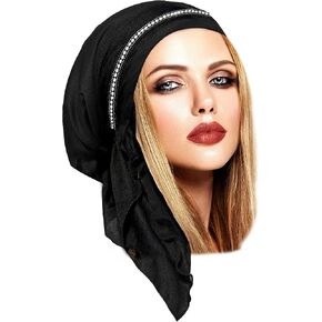 غطاء رأس ShariRose Boho Chic من تيشيل للنساء مزين بالدانتيل مصنوع يدويًا