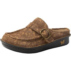 Alegria Women's Brigid Autumn Tweed Leather Clog 8-8.5 M US in Kuwait