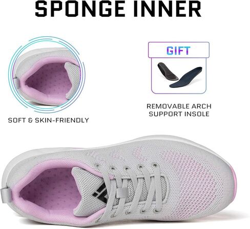 Mishansha Womens Sneakers Air Cushion Running Tennis Shoes Women Lightweight Arch Support Walking Shoes in Saudi Arabia