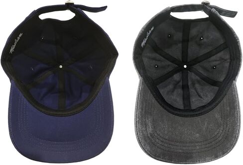 Embroidered City Vintage Classic 2-Pack Washed Denim and Color Snapback Caps for Men Women, Adjustable Fans Baseball Cap in Kuwait