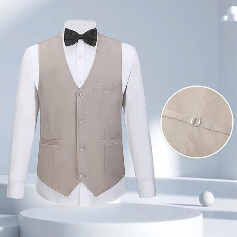 Men's 3 Pieces Slim Fit Suit One Button Notch Lapel Jacket Vest Pants Set Solid Wedding Business Tuxedo Suits in Saudi Arabia