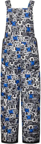 Arctix Infant/Toddler Chest High Snow Bib Overalls, Letter Toss Print Blue, 5T in Saudi Arabia