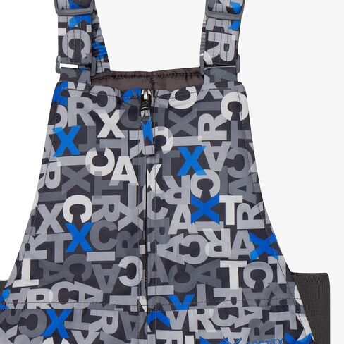 Arctix Infant/Toddler Chest High Snow Bib Overalls, Letter Toss Print Blue, 5T in Saudi Arabia
