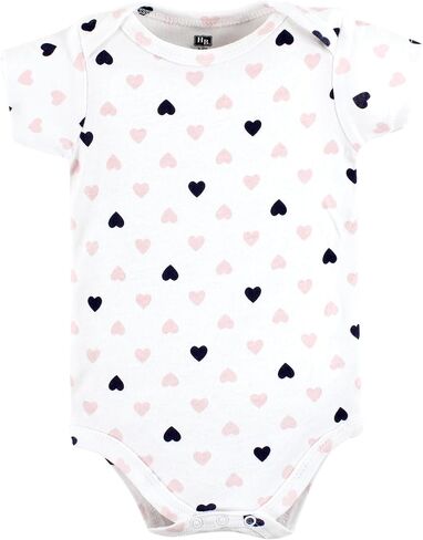 ملابس داخلية قطنية للأطفال من الجنسين من Hudson Baby، Girl Mommy Red Black، 3-6 أشهر in Saudi Arabia
