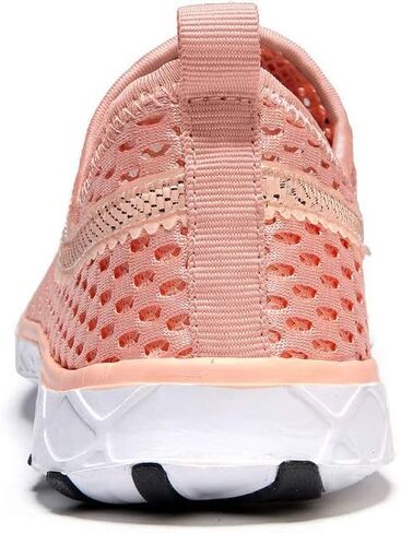 حذاء SUOKENI نسائي سريع الجفاف سهل الارتداء على الماء للشاطئ أو الرياضات المائية، حذاء مشي خفيف الوزن، رمادي فاتح، المقاس: US 7.5/EU 38 in Kuwait