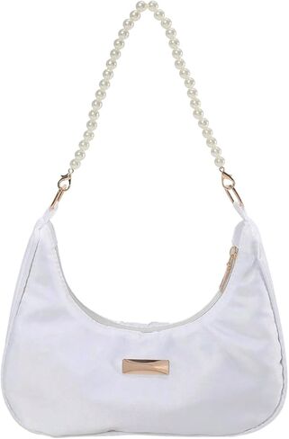 Verdusa Women's Pearl Top Handle Shoulder Handbag Floral Hobo Bag in Saudi Arabia