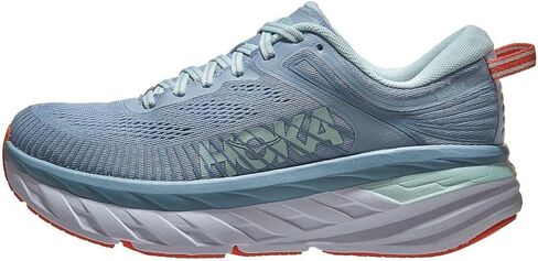 HOKA ONE ONE Women's Bondi 7 Running Shoe, Black/White, 7 in Saudi Arabia