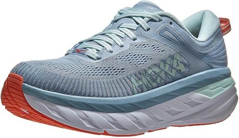 HOKA ONE ONE Women's Bondi 7 Running Shoe, Black/White, 7 in Saudi Arabia