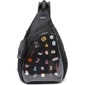 أكسفورد Ita Bag Kawaii عرض صدر حزمة صدر واحدة كيس كتف واحد سبورت سستة الظهر المشي لمسافات طويلة Daypack ، كبيرة