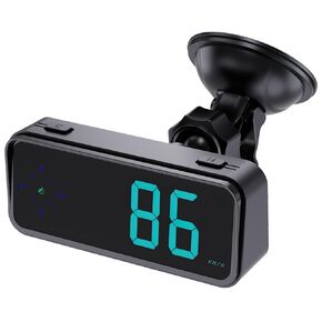 GPS Digital Speedometer for Car MPH with Suction Cup Bracket, HUD Speed Meter Display System with LED Technology, Universal Vehicle Compatibility for Cars Trucks SUVs & Golfs