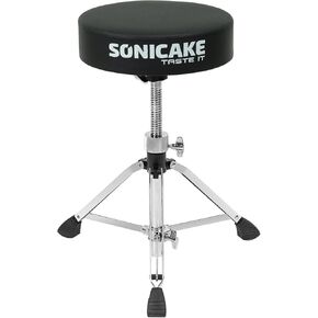 سونيكيك مقعد طبول قابل للتعديل وقابل للطي مع مقعد مبطن مضاد للانزلاق اسود in Kuwait