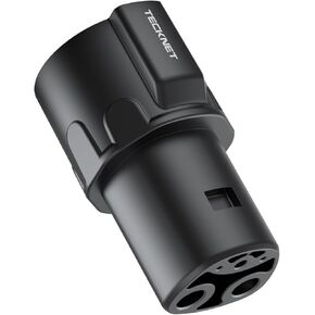 TECKNET J1772 to Tesla Charger Adapter, Max 80A 240V AC Fast Charging, SAE J1772 EV Charging Adapter for Tesla Model 3/Y/X/S, Plug and Play