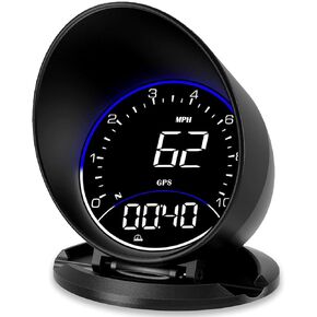 ACECAR Digital GPS Speedometer, Car Universal HUD Head Up Display with GPS Speed MPH, Driving Direction Compass, Altitude, Driving Distance, Overspeed Alarm HD Display, for All Vehicle (G6)