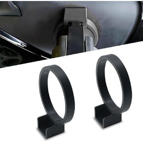 2 PCS Car Car Power Adapter ، PC PCERENGER PLAST PLASTIONS LOTERT و LOVE PULL حامي قفل ، وملحقات سيارة حماية سلامة الطاقة الجديدة ، متوافقة مع Tesla (أسود)