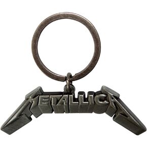 Metallica 3D Band Logo Logo Keyring حجم سلسلة المفاتيح بحجم واحد