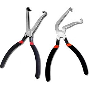 8" Electrical Disconnect Pliers - Set of 3, 2, or Single (Straight, 60° Angle, Separator) - Automotive Connector Removal Tool for Cars, Trucks, SUVs (2-Piece Set)