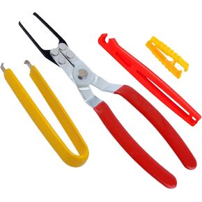 Sam&Johnny Relay Puller Pliers, Fuse Puller Pliers, Automotive Relay Removal Tool Fuse Puller Tool, Car Vehicle Battery Terminal Wiper Remover Pliers Tool - 4Pcs