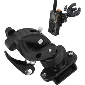 Zopsc Adjustable Walkie Talkie Bracket, Mount for Handheld Radio on Motorcycle or Bike - Wide Compatibility, Versatile Mounting Options, Secure Clamp