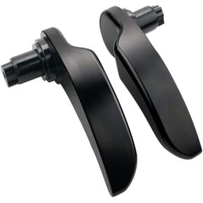 JTSBL-Black Chrome Black Saddlebag Latch Lid Lifter Handle for Harley Davidson Touring Models 2014-2024