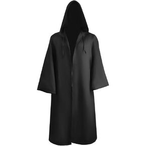 Men's Cosplay Robe Costume Hooded Cloak ，Halloween Cosplay Costume Robe Cloak Cape