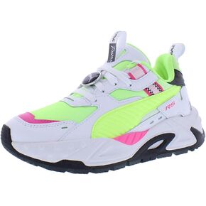 PUMA RS-Truck Limitless (للأطفال الكبار) أصفر فاست / بوما أبيض / وردي متوهج 5 Big Kid M in Kuwait