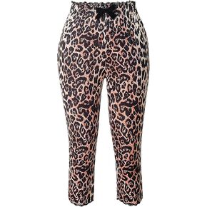 سيدات LAPARD LACE LACE للسيدات ، طماق عالي الخصر بويستنوت نحيل سراويل كابري كابري in Kuwait