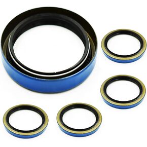 4 - Axle Hub Bearing Oil Seal Fits Bobcat Skid Steer 6658228 6689775 645 653 700 720 721 722 730 731 732 741 743 751 753 763 773 7753 873 963 Loader S205 S510 S530 S550 S570 S590 S595 T140 Front Rear
